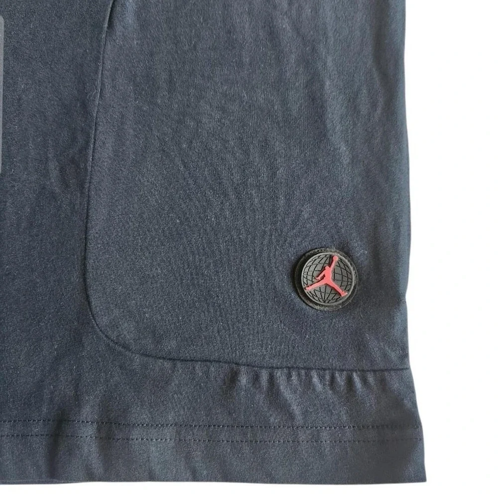 Jordan Colorblock Henley Navy Tan Streetwear Utility Shirt 508010-010 XXL